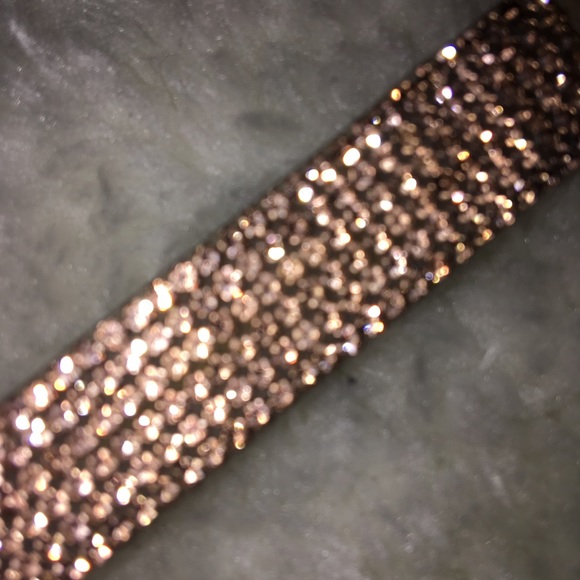 Ultra sparkly amber gem band - Picture 6 of 8